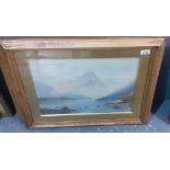 British School (early 20th century indistinctly signed), Upland and mountain scenes, a pair,