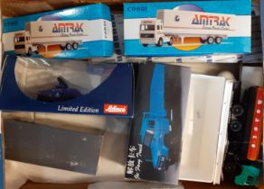 Two trays of assorted diecast model vehicles in original boxes to include: Matchbox Models of