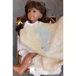 Box of vintage fashion and children's items to include: various undergarments; pair of drawers,