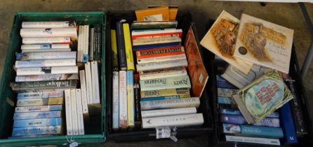 Three crates of books to include: Tolkien, J.R.R; 'The Lord of the Rings' book club associates