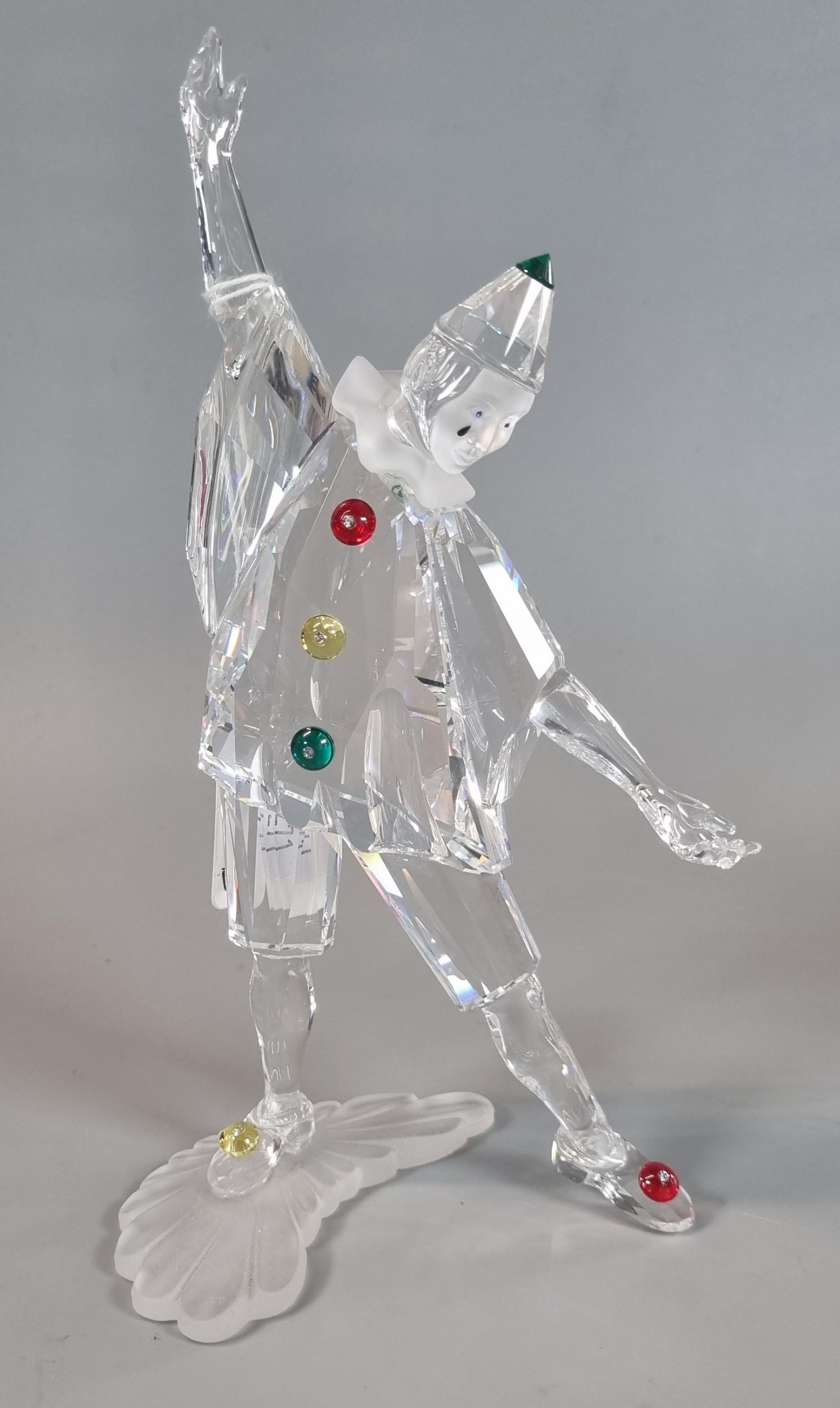 Swarovski crystal 'Masquerade' Pierrot Clown (with original box), together with a Swarovski SCS Home - Image 2 of 2