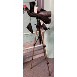 Opticrones telescope with textile cover and folding tripod. (B.P. 21% + VAT)