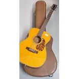 Tanglewood Historic six string acoustic guitar in original fitted case. (B.P. 21% + VAT)
