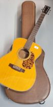 Tanglewood Historic six string acoustic guitar in original fitted case. (B.P. 21% + VAT)