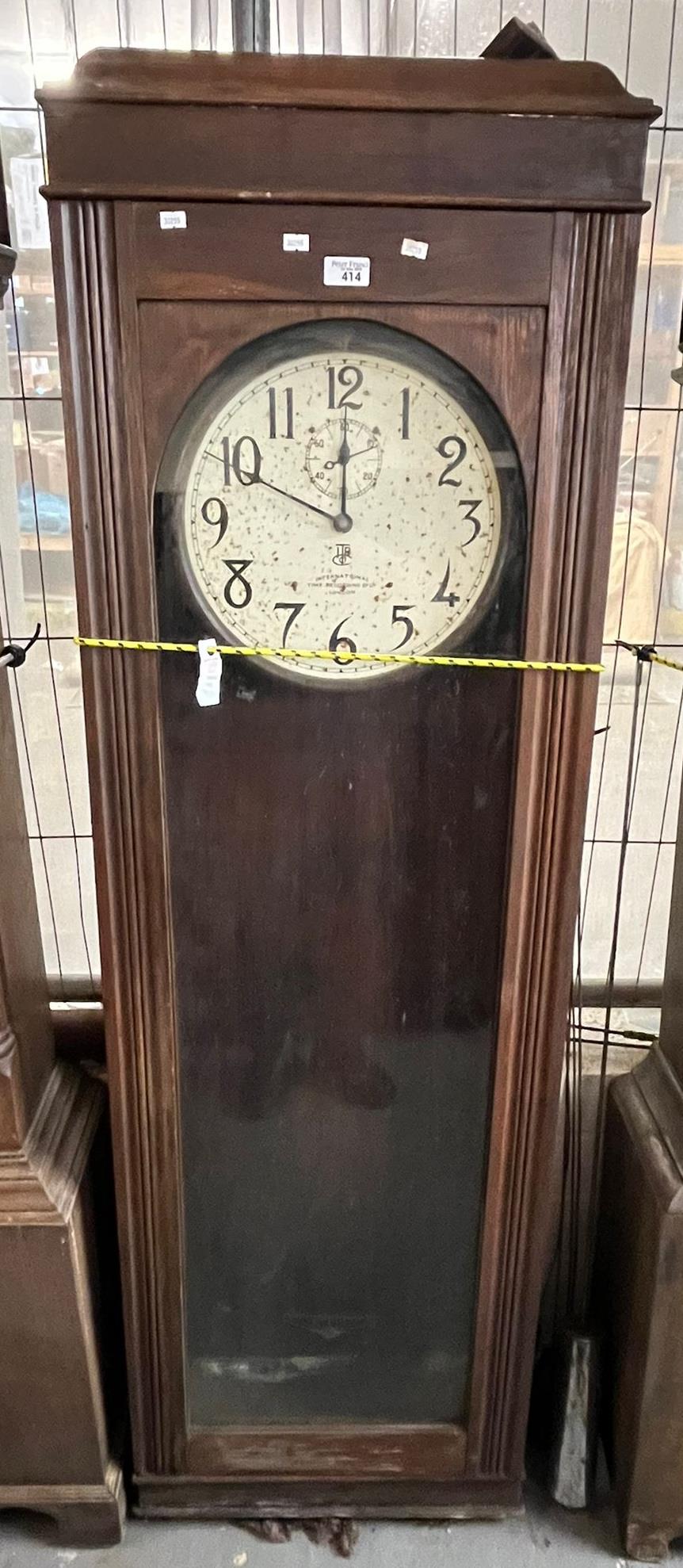 Large international Time Recording Co. Ltd. industrial clock, distressed condition. (B.P. 21% + VAT)
