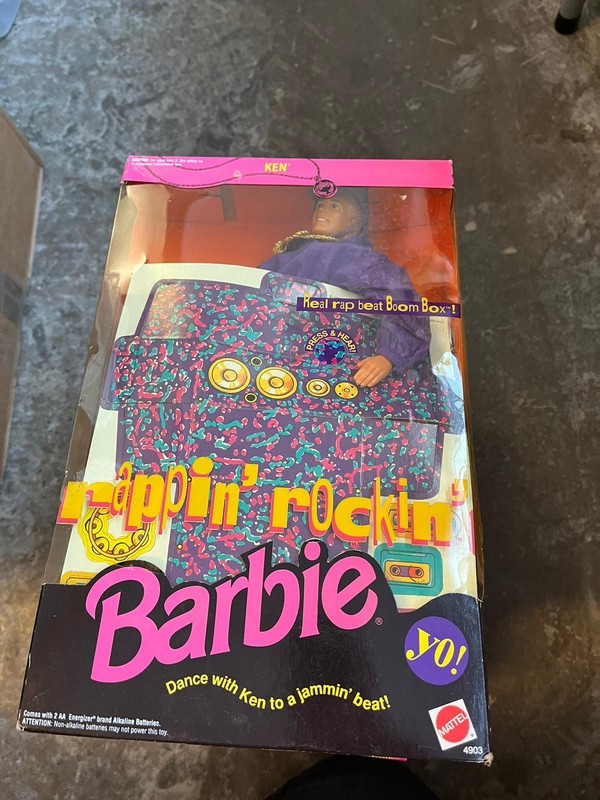 Two boxes of Sindy and Barbie figurines, appearing in original boxes to include: Rappin Rockin, - Image 5 of 7