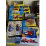 Two trays of Corgi diecast model vehicles in original boxes to include: Corgi Classics, Corgi Major,