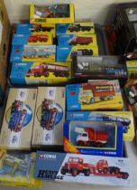 Two trays of Corgi diecast model vehicles in original boxes to include: Corgi Classics, Corgi Major,