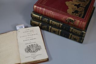 Collection of hardback vintage and antiquarian books to include: Carne, John Esq; 'Fisher's views in