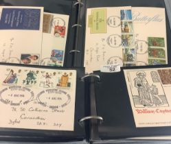 Great Britain collection of stamps and First Day Covers in three albums and range of Philatelic
