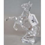 Swarovski Crystal study of a rearing horse. (B.P. 21% + VAT)