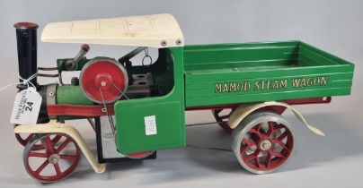 Mamod SW 1 Steam Wagon in red and green. (B.P. 21% + VAT)