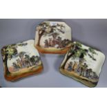 Three early 20th Century Royal Doulton Doulton Old English Scenes 'The Gipsies' design items to