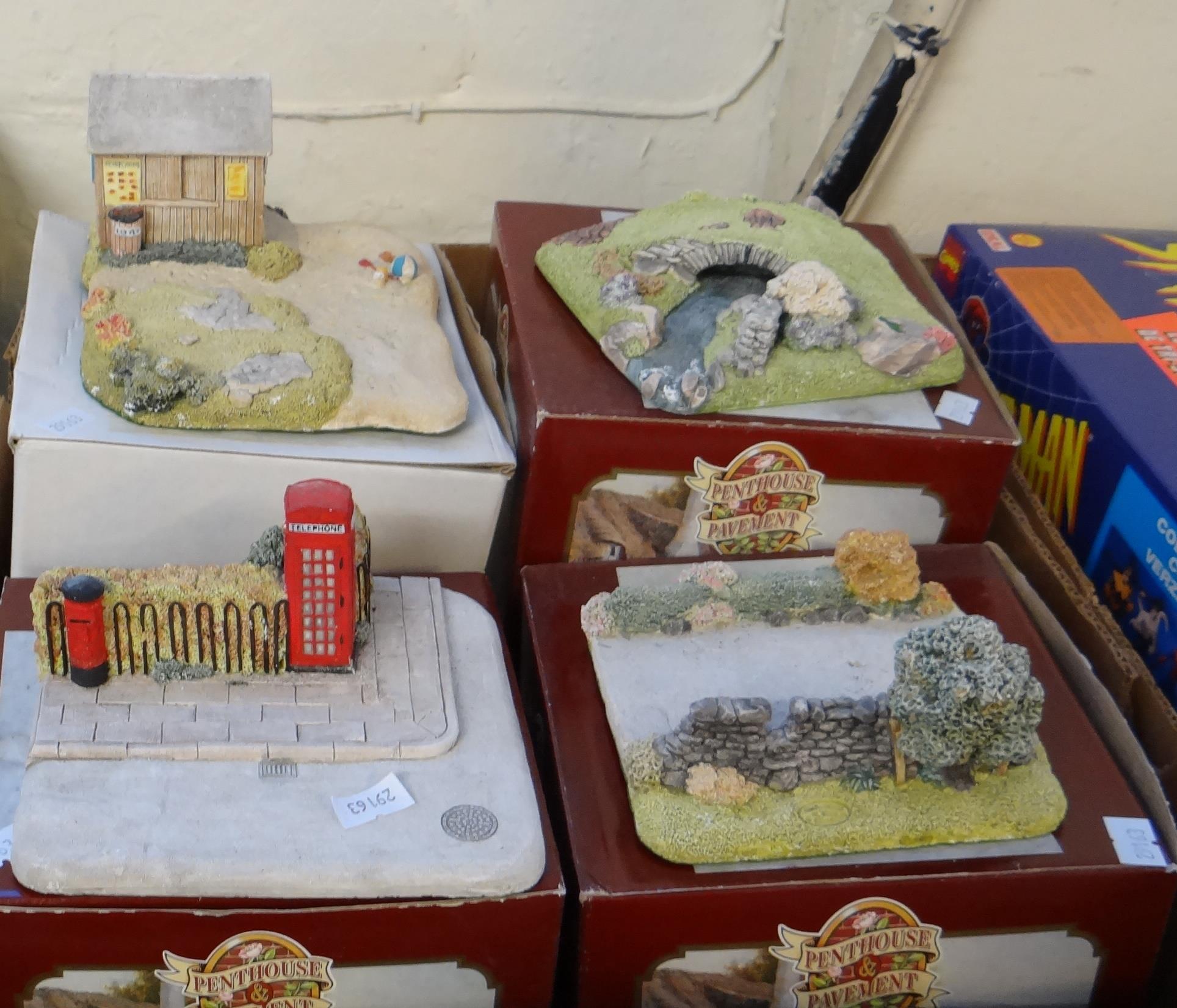 Collection of Classic Heritage 'Penthouse and Pavement' models to include; 'Telephone Box', 'The