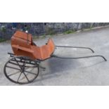 Horse drawn vehicle - modern pony Trap with box section frame and leaf springs. (B.P. 21% + VAT)