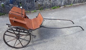 Horse drawn vehicle - modern pony Trap with box section frame and leaf springs. (B.P. 21% + VAT)