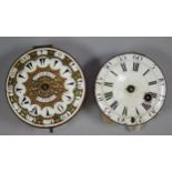 18th century French Fusee pocket watch movement only marked Le Roy of Paris, having Turkish style