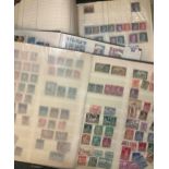 Box of All World stamps in albums, files and stockbooks. Many 100s of stamps. (B.P. 21% + VAT)