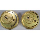 Two 19th century Fusee pocket watch movements only, one marked Robert Roskell of Liverpool, both
