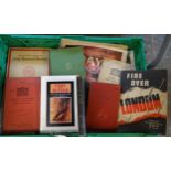Collection of books and ephemera related to military history to include: various notes and manuals