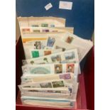 Collection of First Day Covers in album and box with south Africa, SWA and Homelands plus