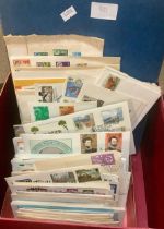 Collection of First Day Covers in album and box with south Africa, SWA and Homelands plus