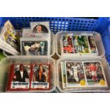 Large collection of sports Trading cards to include: Wresting Foil Cards (signature style) and