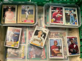 Collection of USA Baseball Trading Cards to include: a complete folder of cards, Bobby Witt,