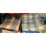 Two boxes of Welsh and other blankets, various. (B.P. 21% + VAT)