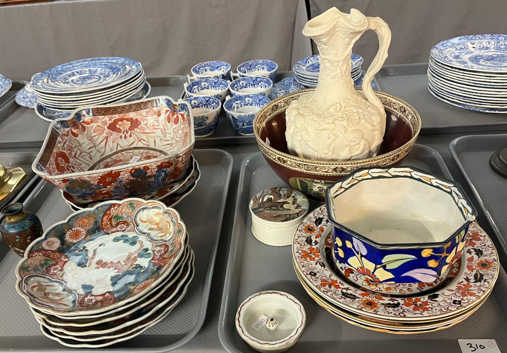 Group of assorted china items to include: Adams of Tunstall Cries of London fruit bowl, group of '