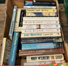 Collection of fiction and historical volumes to include: Amis, Kingsley, MacEwen, Ian, Rendell,