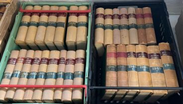 Very large collection of 'The All England Law Reports' dated from the 1920s through to the 1970s.