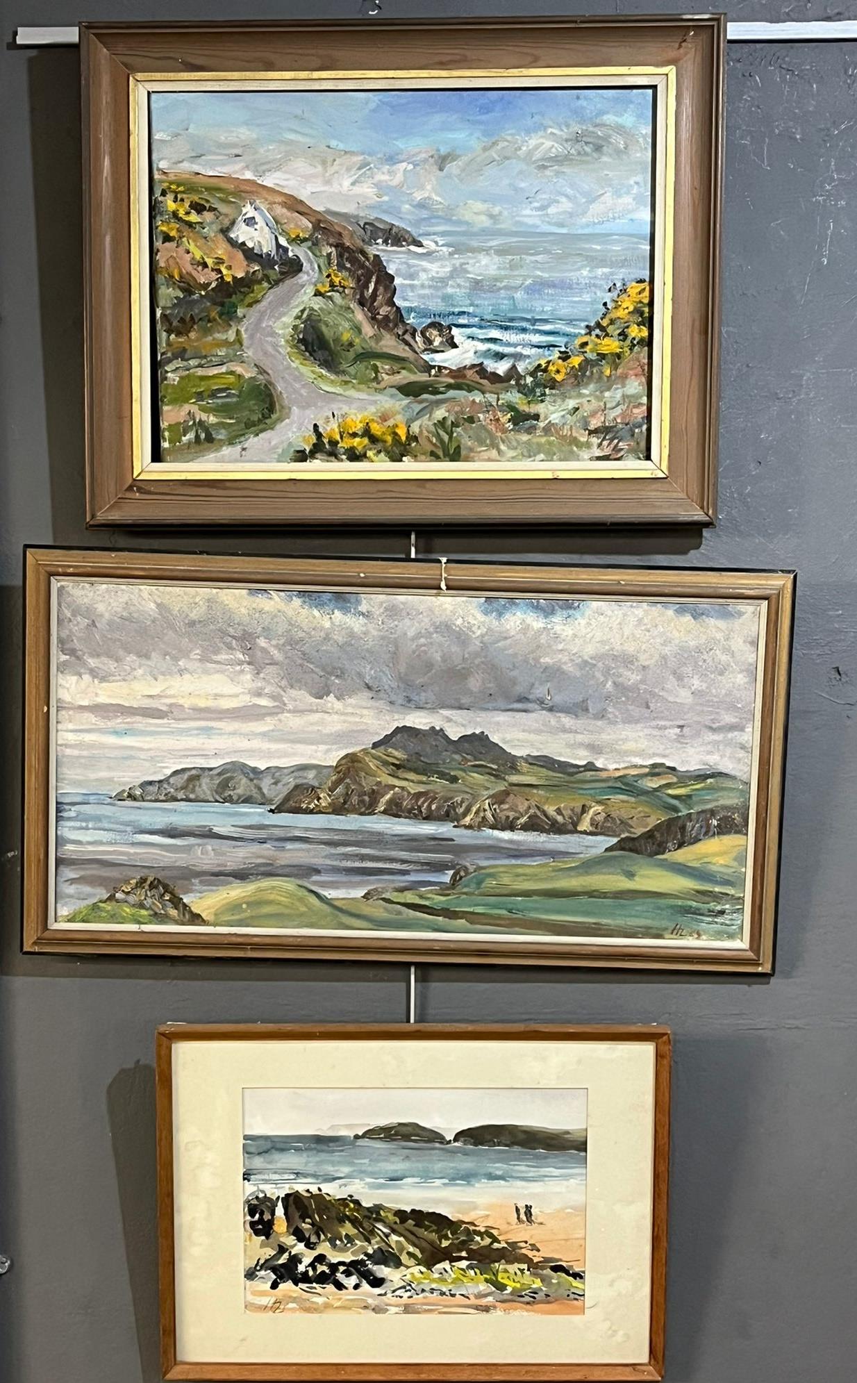 H R P Lloyd (Welsh 20th century), group of Welsh landscapes and coastal studies in oils and