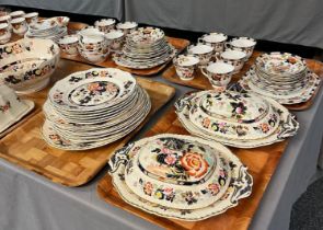 Collection of Mason's Patent ironstone 'Mandarin' design dinner ware and other items to include: two