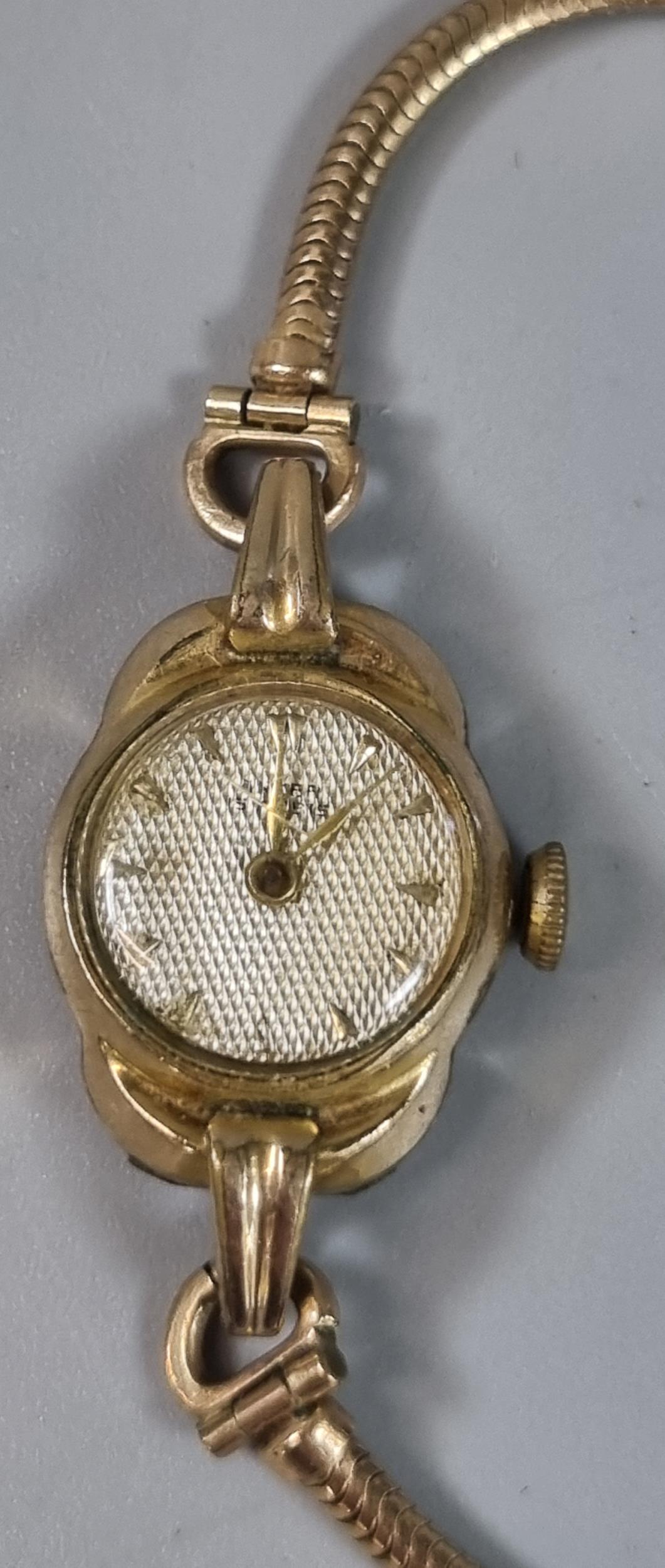 9ct gold Anker ladies wristwatch 14.5g approx. (B.P. 21% + VAT) - Image 2 of 3