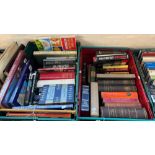 Large collection of fiction and history, mainly British history, Atlases dictionaries. Five