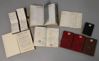 Welsh Victorian Social History to include: 1880-1884 Almanack Diaries, Live Stock Sales 1884, 1857