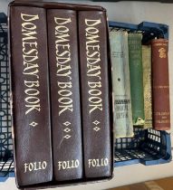 Folio Society cased set of 'The Domesday Book' and other volumes. (B.P. 21% + VAT)