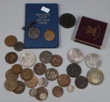 Bag of GB coinage: Festival of Britain 1951 coin, Churchill Crowns etc. (B.P. 21% + VAT)