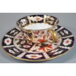 Royal Crown Derby Imari porcelain cup and saucer. (B.P. 21% + VAT)