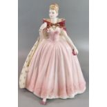 Coalport English fine bone china figurine an Evening at the Opera 'Sara', limited edition of