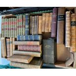 Large collection of historical and classics, many with leather bindings, some history, topographical