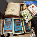 Collection of tourist maps, automobilia pamphlets together with a large collection of loose