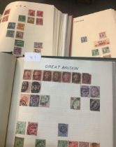 All World collection of mostly used stamps in three Stanley Gibbons Simplex albums. Many 100s of