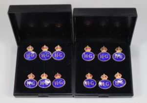 Collection of twelve Home Guard enamel badges. (B.P. 21% + VAT)