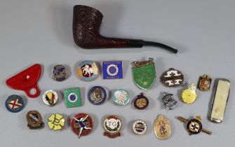 Collection of enamel badges to include: Middleton Tower-Holiday club, Respiration Operator, ACME