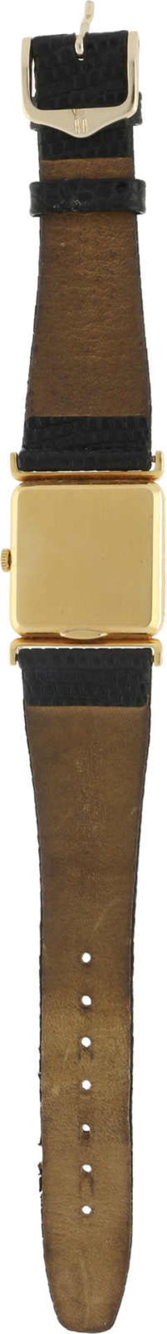 JAEGER LECOULTRE, Gelbgold 18K, Referenz 911721, Herstellungsjahr ca. 80er Jahre, Durchmesser - Bild 5 aus 5