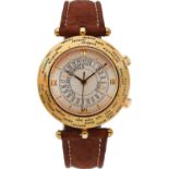 VAN CLEEF & ARPELS Traveler World Time Watch Nr. 15, Gelbgold 18K, Referenz 44825, Durchmesser 36