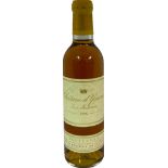 Château d'Yquem, Sauternes, 1er Cru Supérieur Classé 9 Flaschen 0.375l, 1996, OHK ohne Deckel (