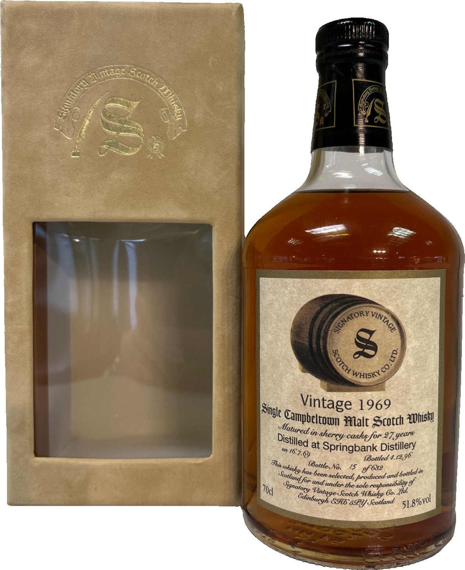 Springbank Springbank, Vintage Collection, Signatory Vintage, Sherry Cask, Jahrgang 1969, 27